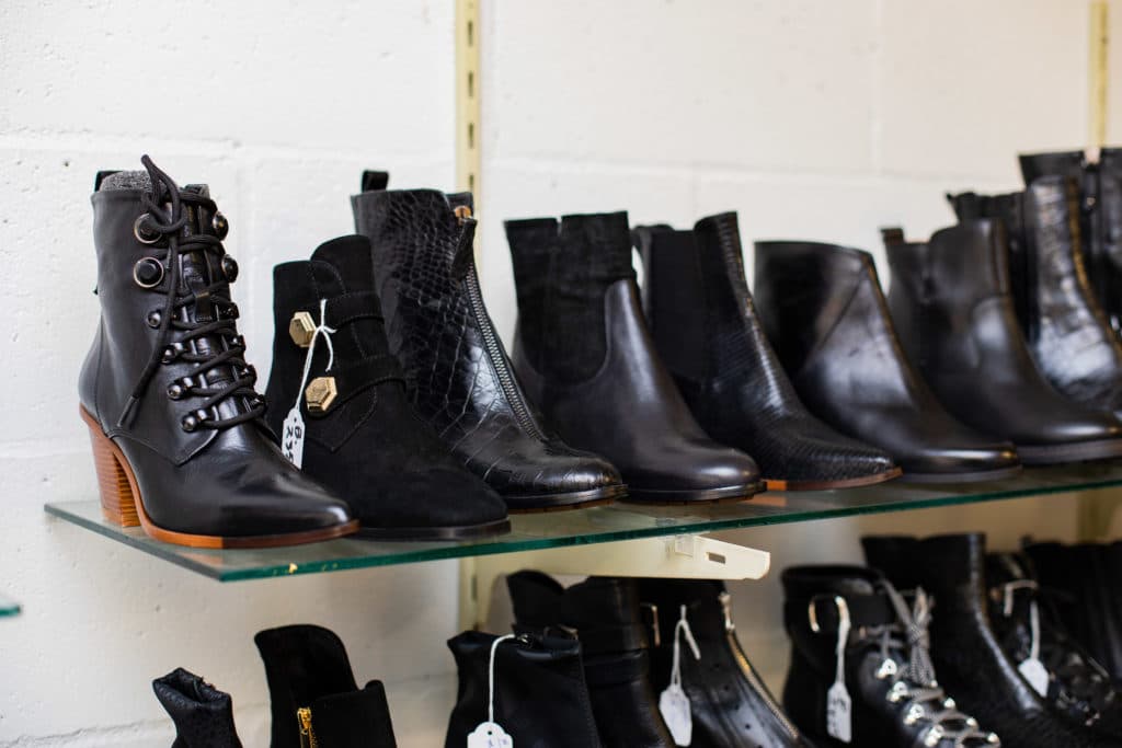 black leather boots australia
